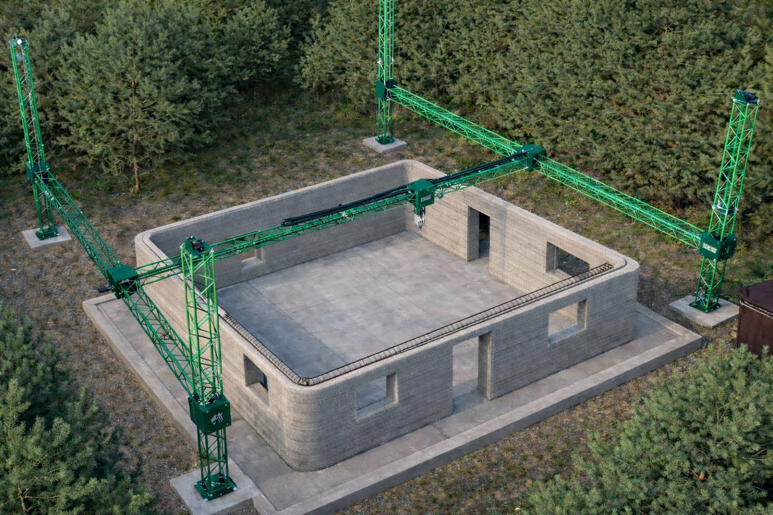 3D-печать стен для индивидуального проекта